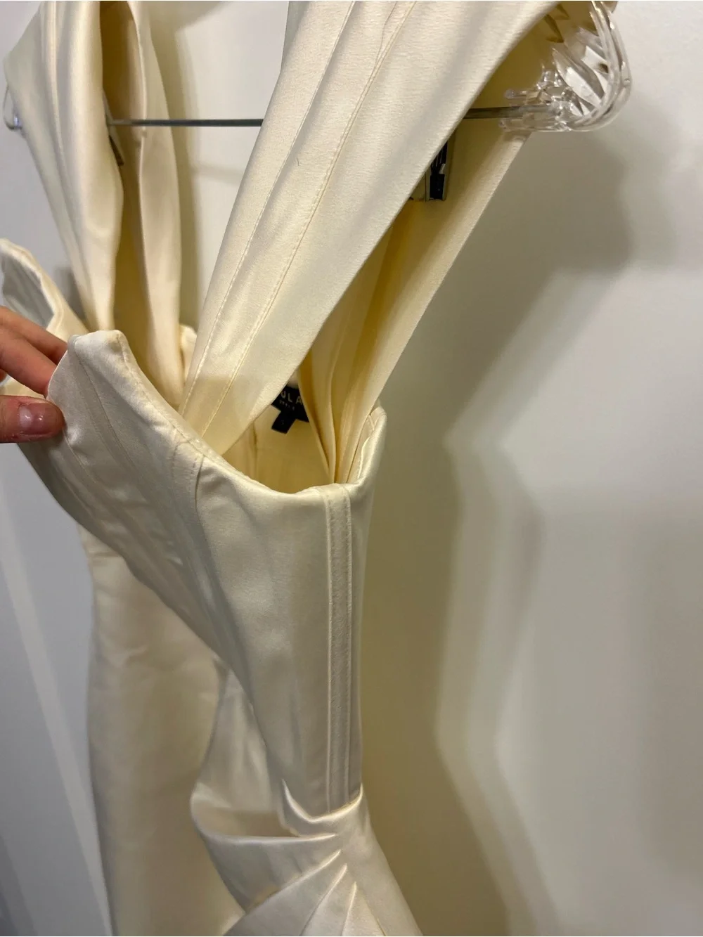 Beulah I Do Satin Elegant Corset Dress in Ivory - Picture 7 of 12
